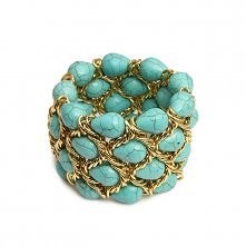 Golden Chain Bracelet Turquoise
by  SAACHI