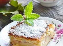 Szarlotka z serkiem bez jajek