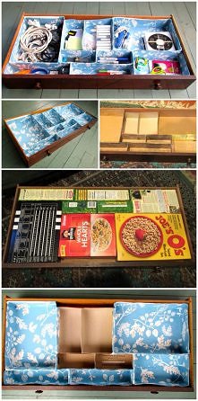 przegródki w szufladzie