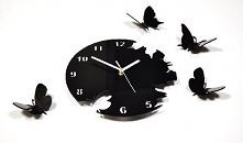 Odlotowy zegar z motylkami 3D