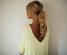 Szybka fryzura do szkoły.