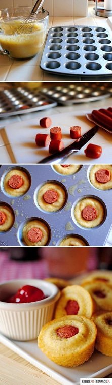 bułeczki z parówką