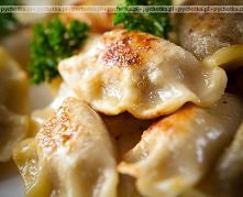 Pierogi z pieczarkami i podrobami