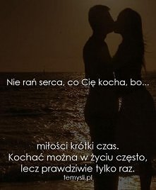 Kochaj raz ale szczerze ;**