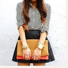 skórzana spódniczka