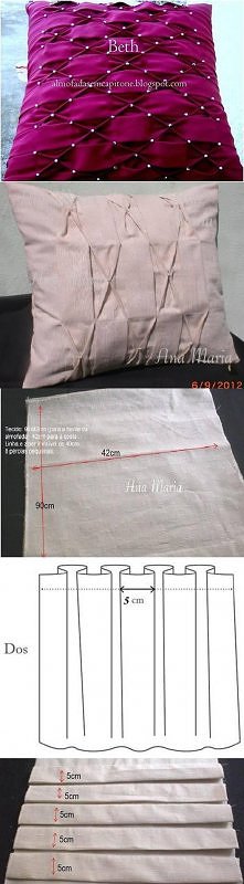 diy, pillow, puffed sleeves...