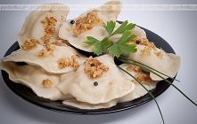 Pierogi z boczkiem i mięsem