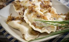 Pierogi z mieloną wieprzowiną i wołowiną