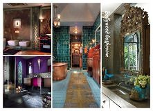 łazienka w stylu modern bollywood