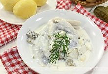 Śledzie w majonezie z ogórkiem