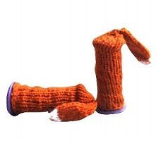 Chwyty kierownicy z włóczki...