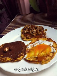 Pancakes dyniowe! - notfastbreakfast.blogspot.com