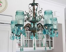 Kryształowy świecznik