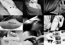 Drobne,ale stylowe tatuaże