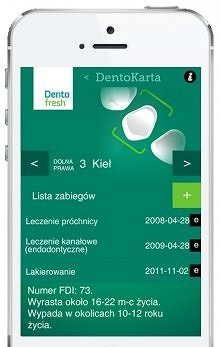 Na karcie każdego z zębów możesz dodawać i usuwać kolejne ważne dla Ciebie wydarzenia.
Dodatkowo możesz korzystać z karty zabiegów ogólnych na jamie ustnej. Dentokarta to Twoja ...