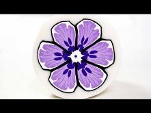 Millefiori cane Purple Flow...