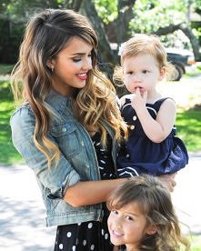 Jessica Alba with Honor and Haven Warren