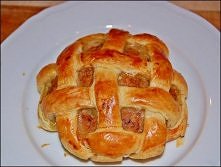 mięso mielone w cieście francuskim