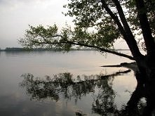 Zachód słońca nad Wisłą