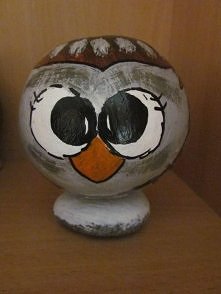 sówka z suchej dyni ma rodzinę w Trzebnicy, sklep NIEZAPOMINAJKA ul.W.Witosa