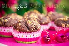 Muffiny z nutellą, orzechami laskowymi i czekoladą