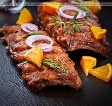 Żeberka ze skórką pomarańczową