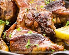 Udka z kurczaka w sosie cytrynowym