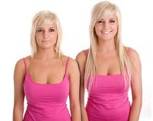 przedłużone włosy :) przed i po ;)