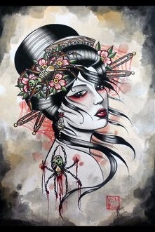 piekna gejsza sullen art