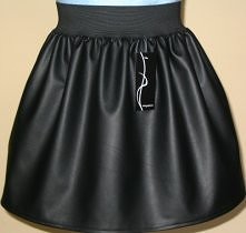 skórzana spódniczka.Doskona...