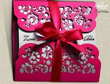 Zaproszenie malinowe