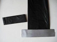 paseczki z plastikowych worków