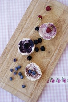 muffinkowe serniczki z owocami