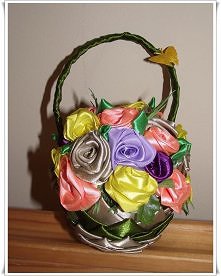 wstążeczkowy koszyczek