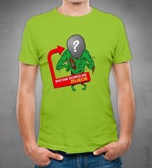 Koszulka ZOMBIE można dodać własne zdjęcie. Idealna na prezent Mikołaj Gwiazdka
koszulka.tv