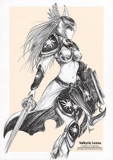 Valyrie Leona - rysunek
