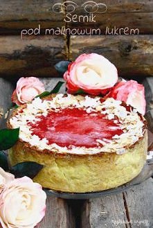 Magdzikowe Wypieki: Sernik pod malinowym lukrem