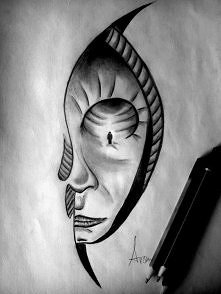 Mój szkic, jeśli się podoba to zapraszam po więcej na profil fb Aron.Art