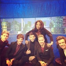 The boys with Oprah Winfrey at the Jonathan Ross Show - 15.11.2013