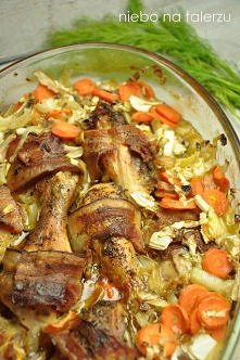 udka kurczaka pieczone z wa...