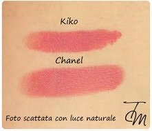 #chanel•rouge coco 5 mademoiselle »»» kiko•286 rosa fragola