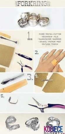 zrób pierścionek ze starych...