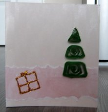 Kartka świąteczna/ Bożonarodzeniowa - quilling