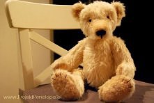 Ręcznie szyty miś - 38 cm