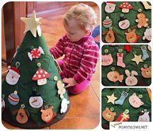 choinka z materiału