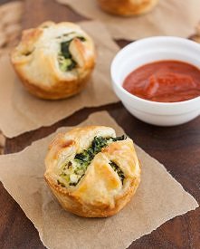 Spinach and Feta Puff Pastry Bites