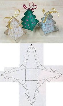 diy, christmas tree, box te...