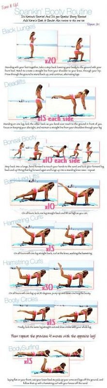 spankin booty routine