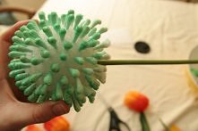 dmuchawce z wacików do uszu