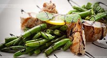 Baranina z fasolką szparagową
